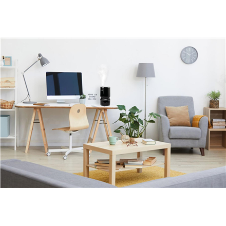 Gorenje H08WB Зволожувач повітря 22 W Об'єм резервуара води 0,8 L Для приміщень площею до 15 м² Ультразвукова технологія Чорний - 7