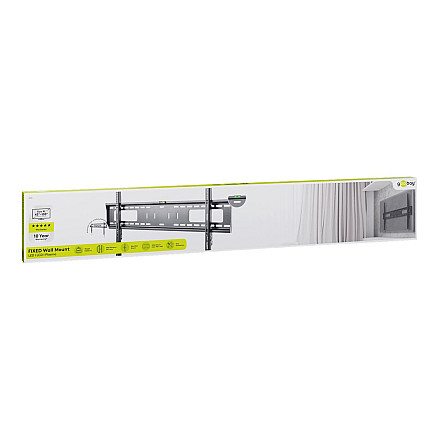 Goobay | Uchwyt ścienne | TV Wall Mount Pro FIXED (XL) | Czarny - 4