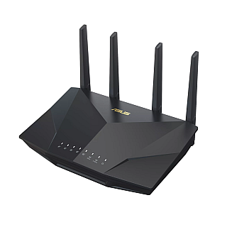 Asus Бездротовий маршрутизатор WiFi 6 Dual Band з можливістю розширення RT-AX5400 802.11ax 5400 Mbit/s Порти Ethernet LAN (RJ-45) 4…