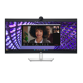 Dell Монітор P3424WEB 34 дюйма IPS 3440 x 1440 пікселів Формат 21:9 Час відклику 5 мс Яскравість 300 cd/m² Колір Чорний Кількість портів…