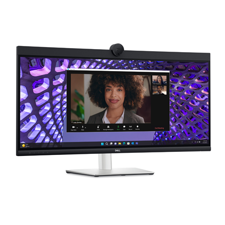 Dell | Monitor P3424WEB | 34 cali | IPS | 3440 x 1440 pikseli | Format 21:9 | Czas reakcji 5 ms | Jasność 300 cd/m² | Kolor Czarny | Liczba portów HDMI 1 | Częstotliwość odświeżania 60 Hz - 2
