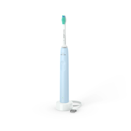 Електрична зубна щітка Philips Sonicare HX3651/12 світло-синього кольору - Акумуляторна, для дорослих. У комплекті 1 насадка, 1 режим… - 1