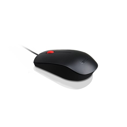 Провідна миша Lenovo Essential USB, 1600 DPI, 1,8 m, 3 przyciski, чорна Lenovo - 4