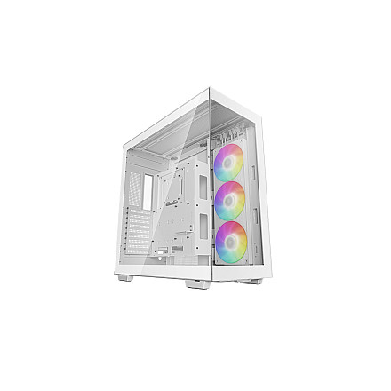 Корпус Deepcool Повнорозмірний ігровий корпус CH780 WH Бічне вікно Білий ATX+ Блок живлення не входить Відповідь ATX PS2 - 1