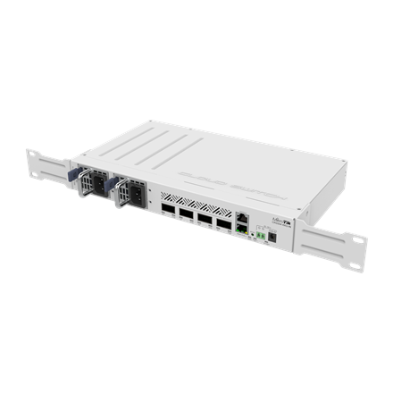 MikroTik Хмарний комутатор CRS504-4XQ-IN Без Wi-Fi 10/100 Mbit/s Порти Ethernet LAN (RJ-45) 1 Підтримка Mesh мережі Ні MU-MiMO Ні Нема?… - 4
