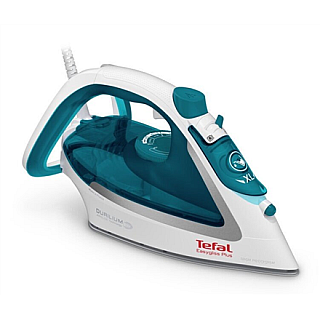 Паровий прас TEFAL FV5718 потужністю 2500 W з резервуаром для води ємністю 270 мл. Постійна продукція пари становить 45 g/хв, а додатковий…