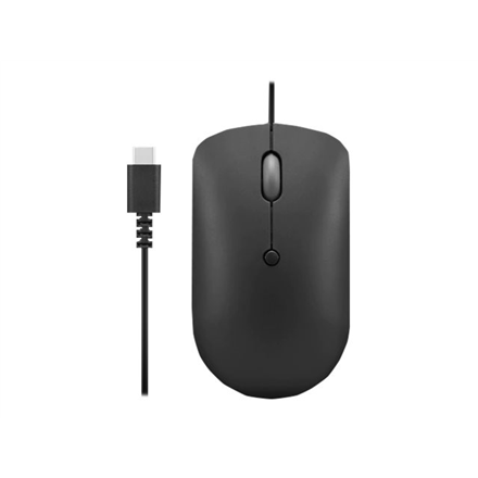 Lenovo | Compact Mouse | 400 | Przewodowa | USB-C | Kruczoчорна - 2