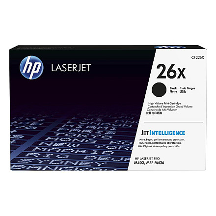 Оригінальний тонер чорний HP LaserJet Pro M402, M426 MFP (26X CF226X) - 1