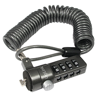 Logilink NBS004,  Notebook Coil Cable Lock, black Logilink