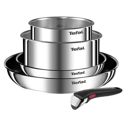 Tefal L897S574 Pots and Pans Set Ingenio Emotion, 5 pcs, Stainless steel TEFAL - 1