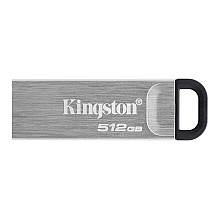Памʼять Flash USB Kingston DataTraveler Kyson, 512 GB, Typ-A USB 3.2 Gen 1, Kolor срібний.