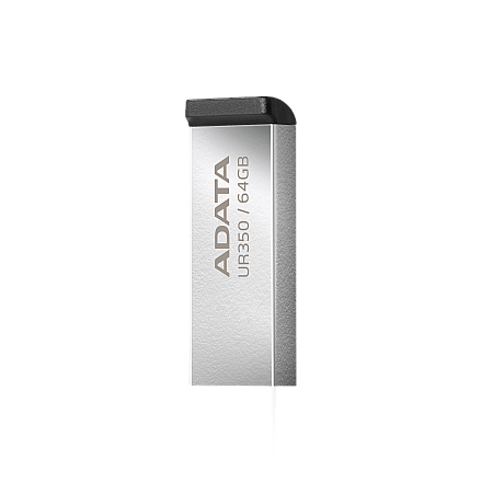 ADATA | Памʼять Masowa USB | UR350 | 64 GB | USB 3.2 Gen1 | чорний - 3