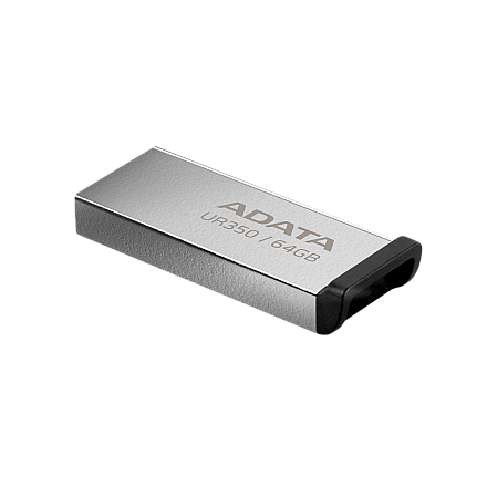 ADATA | Памʼять Masowa USB | UR350 | 64 GB | USB 3.2 Gen1 | чорний - 2