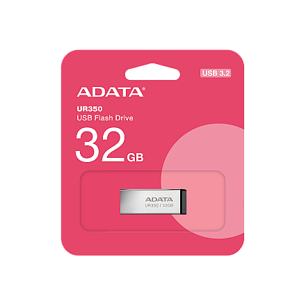 ADATA | USB-накопичувач | UR350 | 32 GB | USB 3.2 Gen1 | чорний - 4