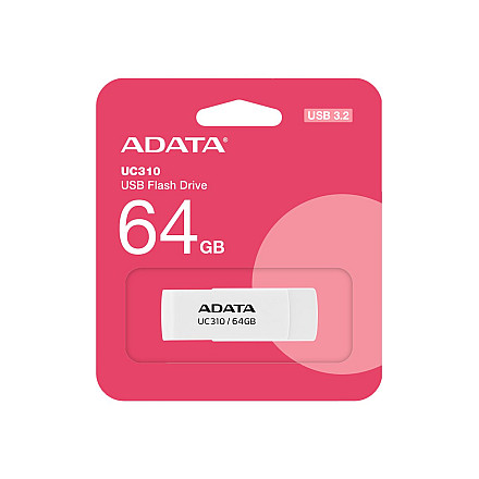 USB-накопичувач ADATA UC310 64 GB 3.2 Gen1 білий - 1