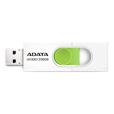ADATA Памʼять USB UV320 256 GB біло-зелений - 1