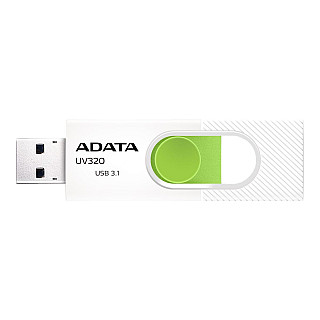 ADATA Памʼять USB UV320 128GB 3.2 Gen1 Біло-зелена