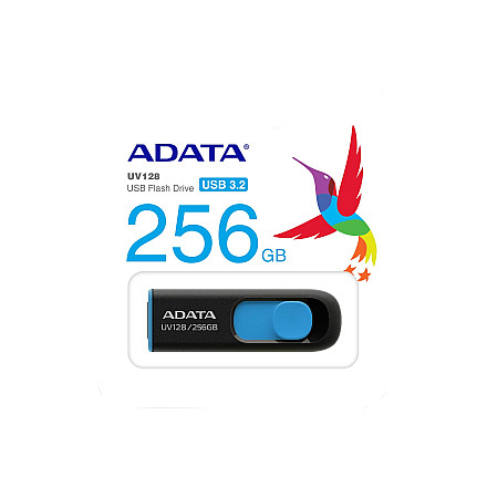 ADATA USB-накопичувач UV128 256 GB Gen1 Czarno-синя - 4