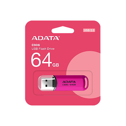 ADATA Флеш-накопичувач C906 64 GB w kolorze рожевийm - 2