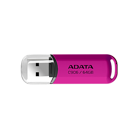 ADATA Флеш-накопичувач C906 64 GB w kolorze рожевийm - 1