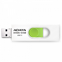 ADATA UV320 64 GB Флеш-накопичувач USB 3.1 Біло-зелений