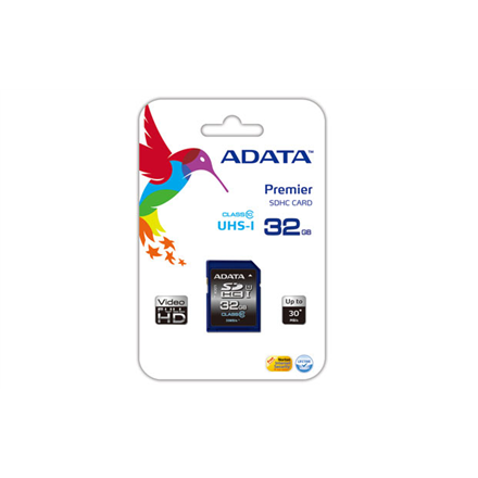 ADATA Premier 32 GB SDHC Karta Памʼяті Klasy 10 - 3