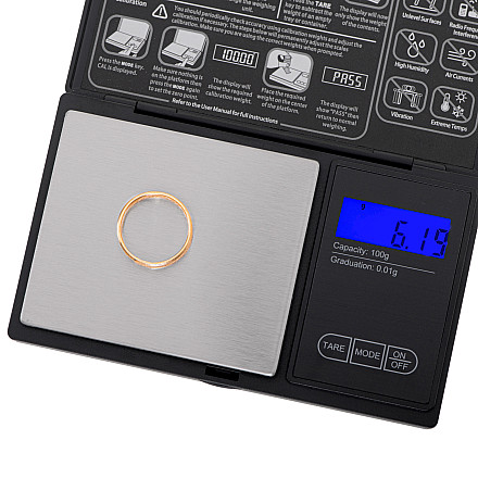 Waga Precyzyjna Adler AD 3176 - Ємність 0.1 kg - Kolor чорний - 2