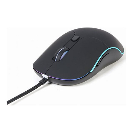 Gembird | Підсвічена Велика Миша | MUS-UL-02 | Дротова | USB | Чорна - 1