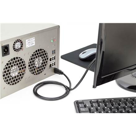 Кабель HDMI Тип A Штекер на Штекер 19 Контактів, 3 м, Чорний - 4