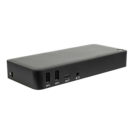 Stacja dokująca Targus z portem USB-C Triple-HD oraz z zasilaniem 85 W, porty Ethernet LAN (RJ-45) 1, DisplayPorty 2, złącza HDMI 1. - 3