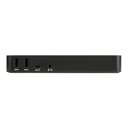 Stacja dokująca Targus z portem USB-C Triple-HD oraz z zasilaniem 85 W, porty Ethernet LAN (RJ-45) 1, DisplayPorty 2, złącza HDMI 1. - 2