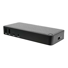 Stacja dokująca Targus z portem USB-C Triple-HD oraz z zasilaniem 85 W, porty Ethernet LAN (RJ-45) 1, DisplayPorty 2, złącza HDMI 1.