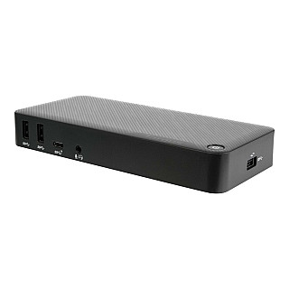 Stacja dokująca Targus z portem USB-C Triple-HD oraz z zasilaniem 85 W, porty Ethernet LAN (RJ-45) 1, DisplayPorty 2, złącza HDMI 1.