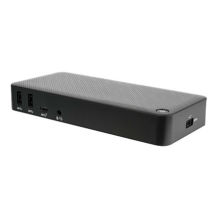 Stacja dokująca Targus z portem USB-C Triple-HD oraz z zasilaniem 85 W, porty Ethernet LAN (RJ-45) 1, DisplayPorty 2, złącza HDMI 1. - 1