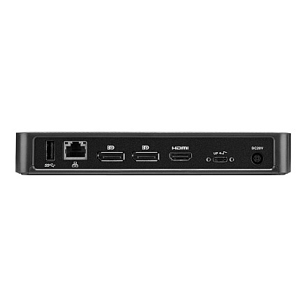 Stacja dokująca Targus z portem USB-C Triple-HD oraz z zasilaniem 85 W, porty Ethernet LAN (RJ-45) 1, DisplayPorty 2, złącza HDMI 1. - 6