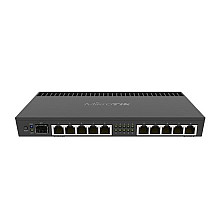Mikrotik Wired Ethernet Роутер RB4011iGS+RM, Quad-core 1.4Ghz CPU, 1GB RAM, 512 MB, 1xSFP+, 1xSerial console port, PCB Temperature and…