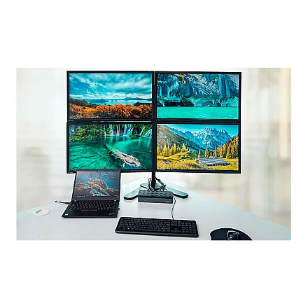 Targus USB-C Universal Quad 4K (QV4K) Docking Station with 100W Power Delivery Targus - 11