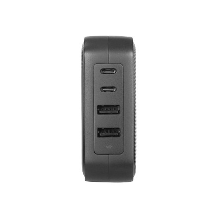 Targus power adapter - GaN - 2 x USB-C, 2 x 9 pin USB Type A - 100 Watt - 11