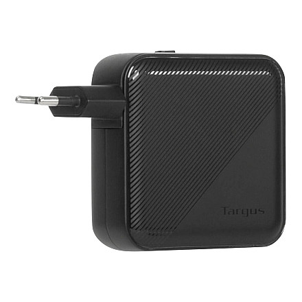 Targus power adapter - GaN - 2 x USB-C, 2 x 9 pin USB Type A - 100 Watt - 5