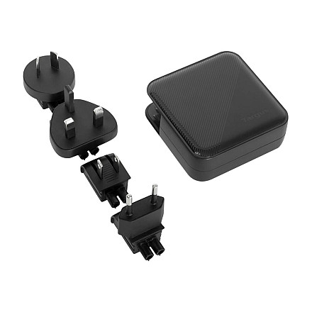 Targus power adapter - GaN - 2 x USB-C, 2 x 9 pin USB Type A - 100 Watt - 9