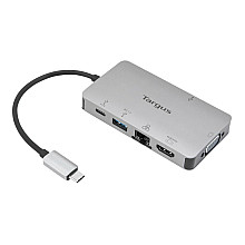 Targus USB-C DP Alt Mode Single Video 4K HDMI/VGA Docking Station with 100W PD Pass-Thru Targus