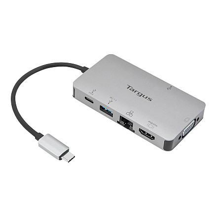 Targus USB-C DP Alt Mode Single Video 4K HDMI/VGA Docking Station with 100W PD Pass-Thru Targus - 1