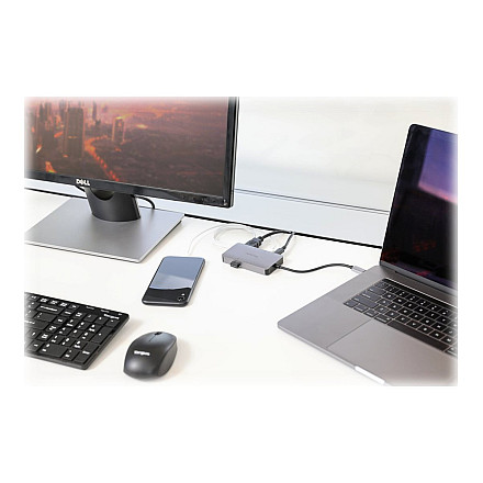Targus USB-C DP Alt Mode Single Video 4K HDMI/VGA Docking Station with 100W PD Pass-Thru Targus - 11
