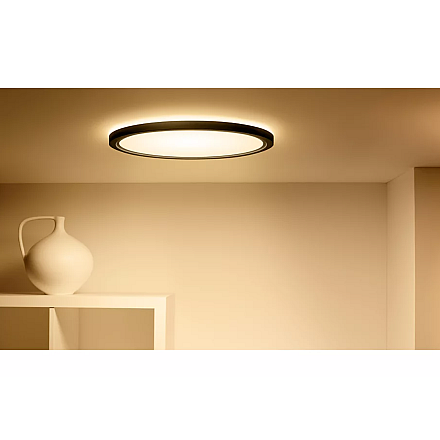 WiZ Smart WiFi SuperSlim Ceiling 32W 545mm RGBW, Black Wizarding World - 5
