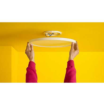 WiZ Smart WiFi SuperSlim Ceiling 32W 545mm RGBW, White Wizarding World - 6