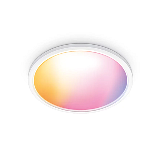 WiZ Smart WiFi SuperSlim Ceiling 32W 545mm RGBW, White Wizarding World