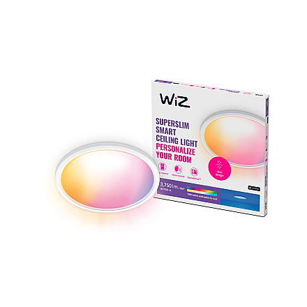 WiZ Smart WiFi SuperSlim Ceiling 32W 545mm RGBW, White Wizarding World - 7