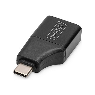 Чоловічий кабель USB-C на жіночі HDMI, 24-pinowy чорний Digitus, typ A.