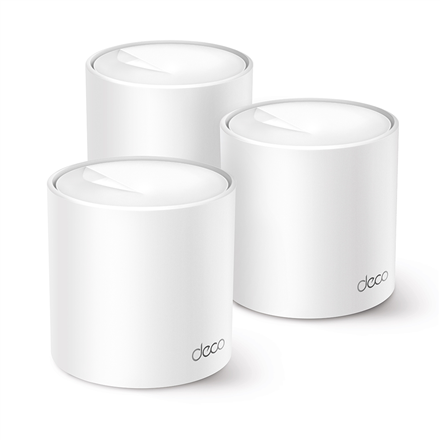 TP-LINK | System Wi-Fi 6 Mesh AX1500 do całego domu | Deco X10 (3 sztuki) | 802.11ax | Porty Ethernet LAN 10/100/1000 Mbit/s | Obsługa Siatki Tak | MU-MIMO Tak - 1