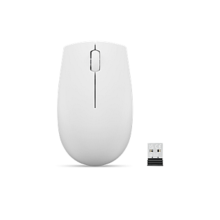 Lenovo | Компактна миш з батареєю | 300 | Бездротова | Сірий хмара